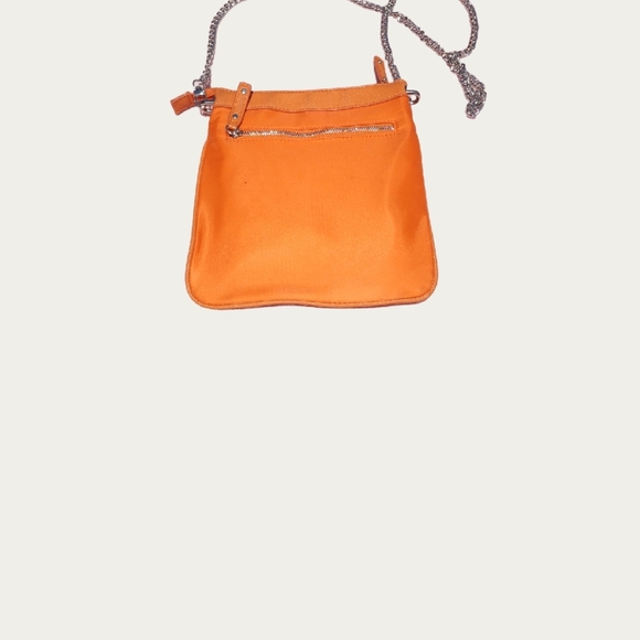 Sondra ROBERTS SR2 Nylon & FAUX Leather Silver Lock CROSSBODY EUC - Picture 5 of 14